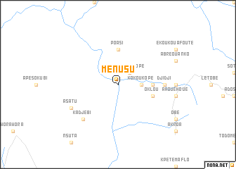 map of Menusu