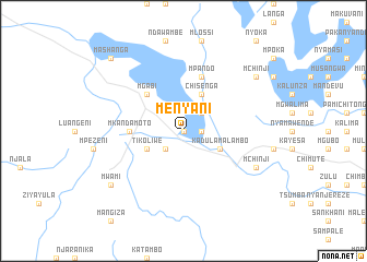 map of Menyani