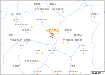 map of Menya
