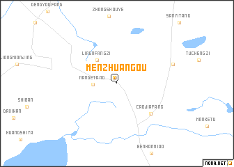 map of Menzhuangou