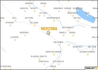 map of Menznau