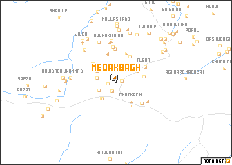 map of Meoak Bāgh