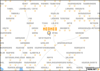 map of Méo Méo