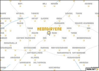 map of Méo Ndiayène