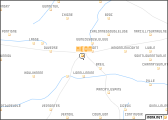 map of Méon