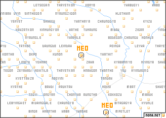 map of Mè-o