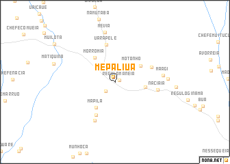 map of Mepaliua