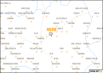 map of Mépa