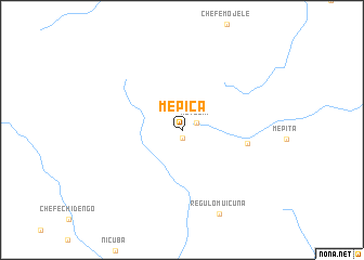 map of Mepica