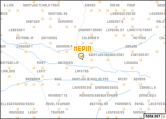 map of Mépin