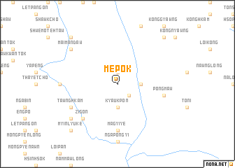 map of Me-pok