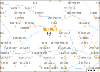 map of Meppen