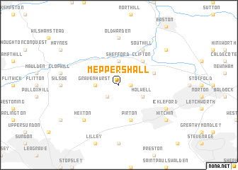 map of Meppershall