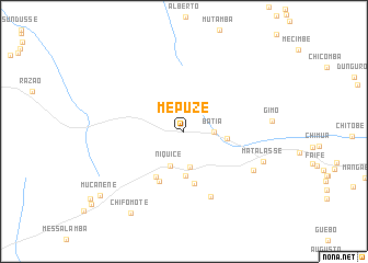 map of Mepuze