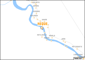 map of Meque