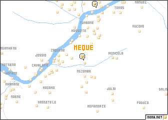 map of Meque