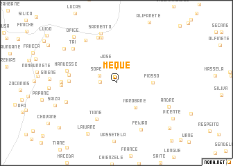 map of Meque