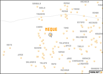 map of Meque
