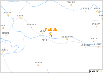 map of Meque