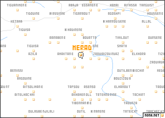 map of Merad