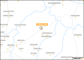 map of Méraga