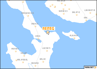 map of Merag