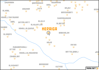 map of Meraiga