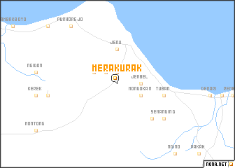 map of Merakurak