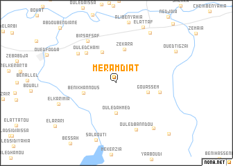 map of Meramdiat