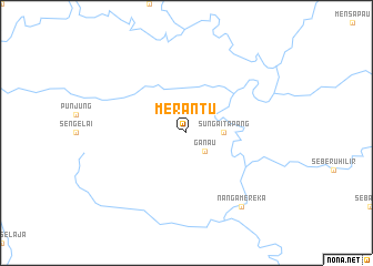 map of Merantu