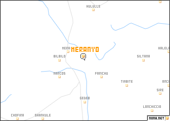 map of Meranyo