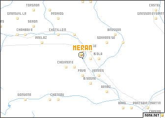 map of Meran