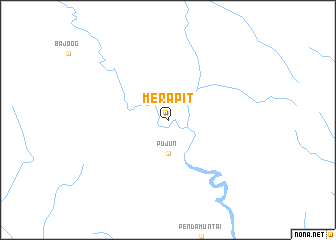 map of Merapit