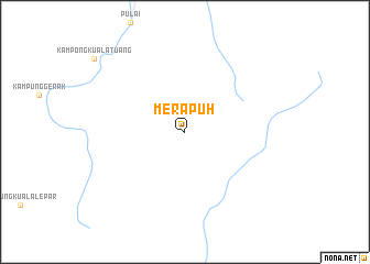 map of Merapuh