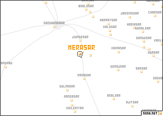 map of Merasar