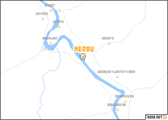 map of Merau