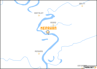 map of Merawan