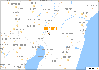 map of Merawas