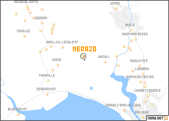 map of Merazo