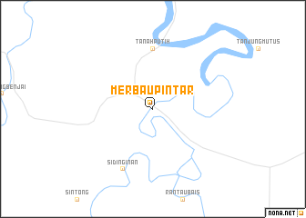 map of Merbaupintar