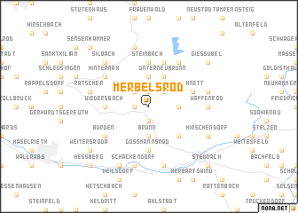 map of Merbelsrod