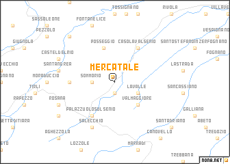 map of Mercatale