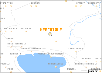 map of Mercatale