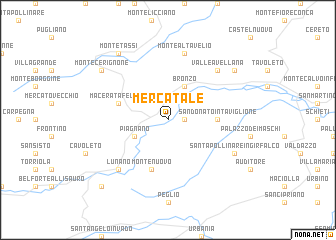 map of Mercatale