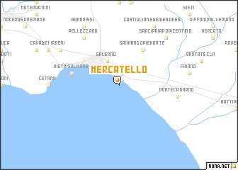 map of Mercatello