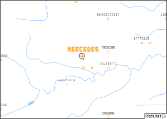 map of Mercedes