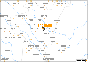 map of Mercedes