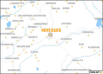 map of Mercedes