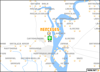 map of Mercedes