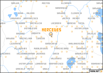 map of Mercedes